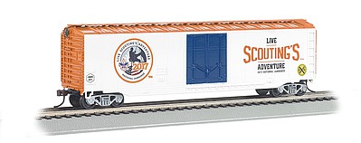 Bachmann 50 PD Boxcar Boy Scouts HO Scale Model Train Freight Car #18004