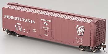 Bachmann 50 Plug Door Boxcar Pennsylvania RR HO Scale Model Train Freight Car #18014