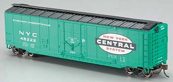 Bachmann 50 Plug Door Boxcar New York Central HO Scale Model Train Freight Car #18020