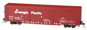 Bachmann Evans All-Door Boxcar Triangle Pacific #5114 HO Scale Model Train Freight Car #18138