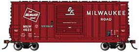 Bachmann HI-Cube BoxCar Milwaukee Road #4603 N Scale Model Train Freight Car #18255