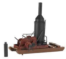 ACF Log Car Skidder Non-Operating (2)
