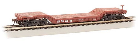 Bachmann 52 Depressed-Center Flatcar Conrail #766048 HO Scale Model Train Freight Car #18342