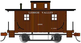 Bachmann Old-Time Bobber Caboose Lehigh Valley HO Scale Model Train Freight Car #18405