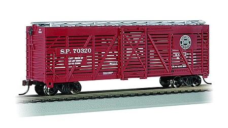 Bachmann 40 Stock Car Southern Pacific #70320 HO Scale Model Train Freight Car #18518