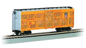 Bachmann 40' Stock Car Union Pacific #47754 HO Scale Model Train Freight Car #18519