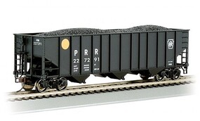 Bachmann HO 100t 3 Bay Hopper PRR Yellow Ball