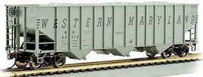 Bachmann 100 Ton 3-Bay Hopper Western Maryland #63834 HO Scale Model Train Freight Car #18737