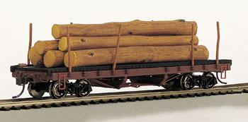 Bachmann SS ACF 40 Log Car HO Scale Model Train Freight Car #18849