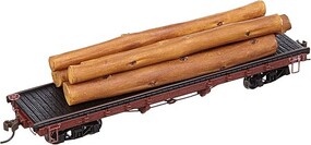 Bachmann SS ACF 40' Log Car HO Scale Model Train Freight Car #18849