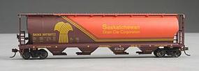 Bachmann Cylindrical Grain Hopper Saskatchewan HO Scale Model Train Freight Car #19140