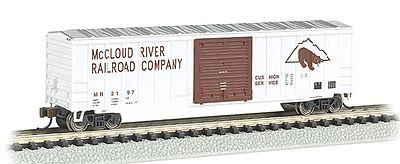 Bachmann ACF 506 OB Boxcar McCloud River RR N Scale Model Train Freight Car #19660
