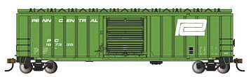 Bachmann 50 6 OB Boxcar Penn Central green N Scale Model Train Freight Car #19662