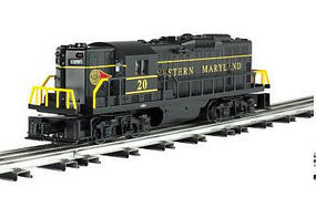 Bachmann EMD GP9 Conventional 3-Rail Western Maryland O Scale Model Train Diesel Locomotive #21550