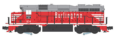 Bachmann WM GP-30 Burlington #974 O Scale Model Train Diesel Locomotive #22905