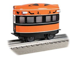 Bachmann Eggliner Halloween railcar O Scale Model Train Freight Car #23704