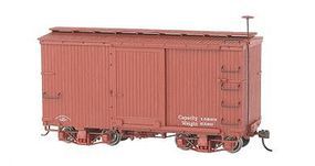 Bachmann 18' Freight Painted/Unlettered Boxcar O Scale Model Train Freight Car #26501