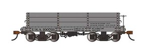 Bachmann 18' Low Side Gondola USA #100701 & #101222 (2) On30 O Scale Model Train Freight Car #26533