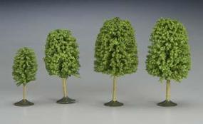 Bachmann 2-3 Inch Deciduous Trees (4) N Scale Model Railroad Scenery #32106