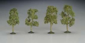 Bachmann 2 1/2-2 3/4 Inch Sycamore Trees (4) N Scale Model Railroad Scenery #32109