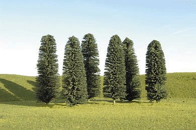 Bachmann 5-6 Inch Cedar Trees (24) HO Scale Model Railroad Scenery #32160