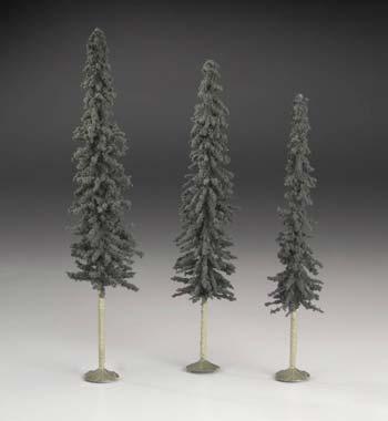 Bachmann 8-10 Conifer Trees (3/pk) O Scale Model Railroad Scenery #32203