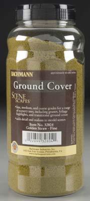 Bachmann Ground Cover - Golden Straw - Fine Model Railroad Grass Earth #32804