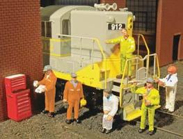 Bachmann Mechanics (6 & Tool Chest) HO Scale Model Railroad Figure #33113