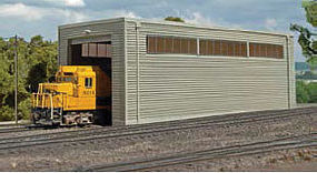 Bachmann Single Stall Shed Kit HO Scale Model Railroad Building #35115