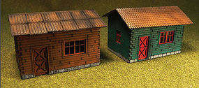 Bachmann Laser-Cut Cottage Kit (2) HO Scale Model Railroad Building #39101