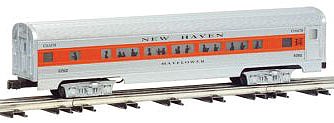 Bachmann 2-Car Passenger Add-On (60) - New Haven O Scale Model Train Passenger Car #43012
