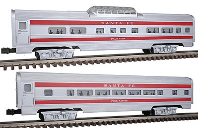 Bachmann Passenger Add-On - Santa Fe O Scale Model Train Passenger Car #43048