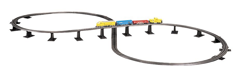 25 Pieces Bachmann 44481 9" Straight E-Z HO Train Track 
