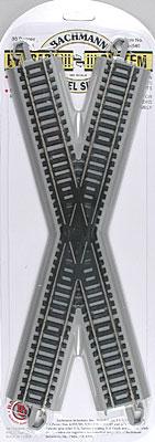 Bachmann 30 Degree Crossing N/S E-Z Track HO Scale Nickel Silver Model Train Track #44540