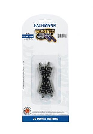 Bachmann 30 Degree Crossing N/S N Scale Nickel Silver Model Train Track ...