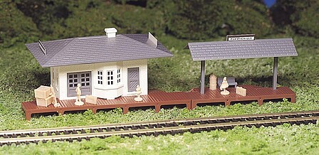 Bachmann Suburban Station Snap Kit HO Scale Model Railroad