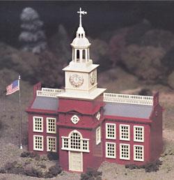 Bachmann Town Hall Snap Kit O Scale Model Railroad Building #45614