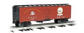 Bachmann 40' Refrigerator Car Berkshire Brewing Co. O Scale Model Train Freight Car #47463