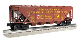 Bachmann Pennsylvania Power & Light #286 Quad Hopper O Scale Model Train Freight Car #47628