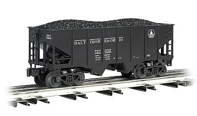 Bachmann 55-Ton 2-Bay Hopper w/Coal Load B&O O Scale Model Train Freight Car #48201