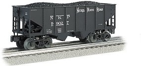 Bachmann 55-Ton 2-Bay Hopper with load Nickel Plate Road O Scale Model Train Freight Car #48206