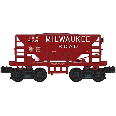 Bachmann 70-Ton Ore Car Milwaukee Road O Scale Model Train Freight Car #48504