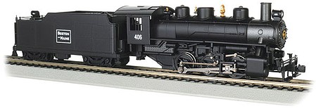 Bachmann USRA 0-6-0 Boston & Maine #406 Standard DC HO Scale Model Train Steam Locomotive #50406