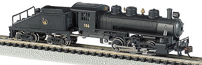 Bachmann 0-6-0 Switcher w/Tender Central of New Jersey #106 N Scale ...