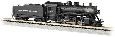 Bachmann 2-8-0 Baldwin New York Central #1144 DCC N Scale Model Train Steam Locomotive #51358