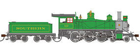 Bachmann 4-6-0 DCC with sound Southern #1087 HO Scale Model Train Steam Locomotive #51403