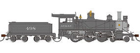 Bachmann Baldwin 52'' Driver 4-6-0 DCC Sound Santa Fe 498 HO Scale Model Train Steam Locomotive #51405