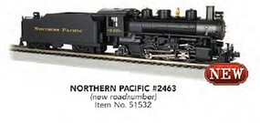 Bachmann HO NP 2-6-2 LOCO #2463