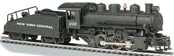 Bachmann USRA 0-6-0 Slope Tender New York Central #232 HO Scale Model Train Steam Locomotive #51605