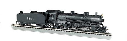 Bachmann USRA Light Pacific Santa Fe ATSF #1344 HO Scale Model Train Steam Locomotive #52901